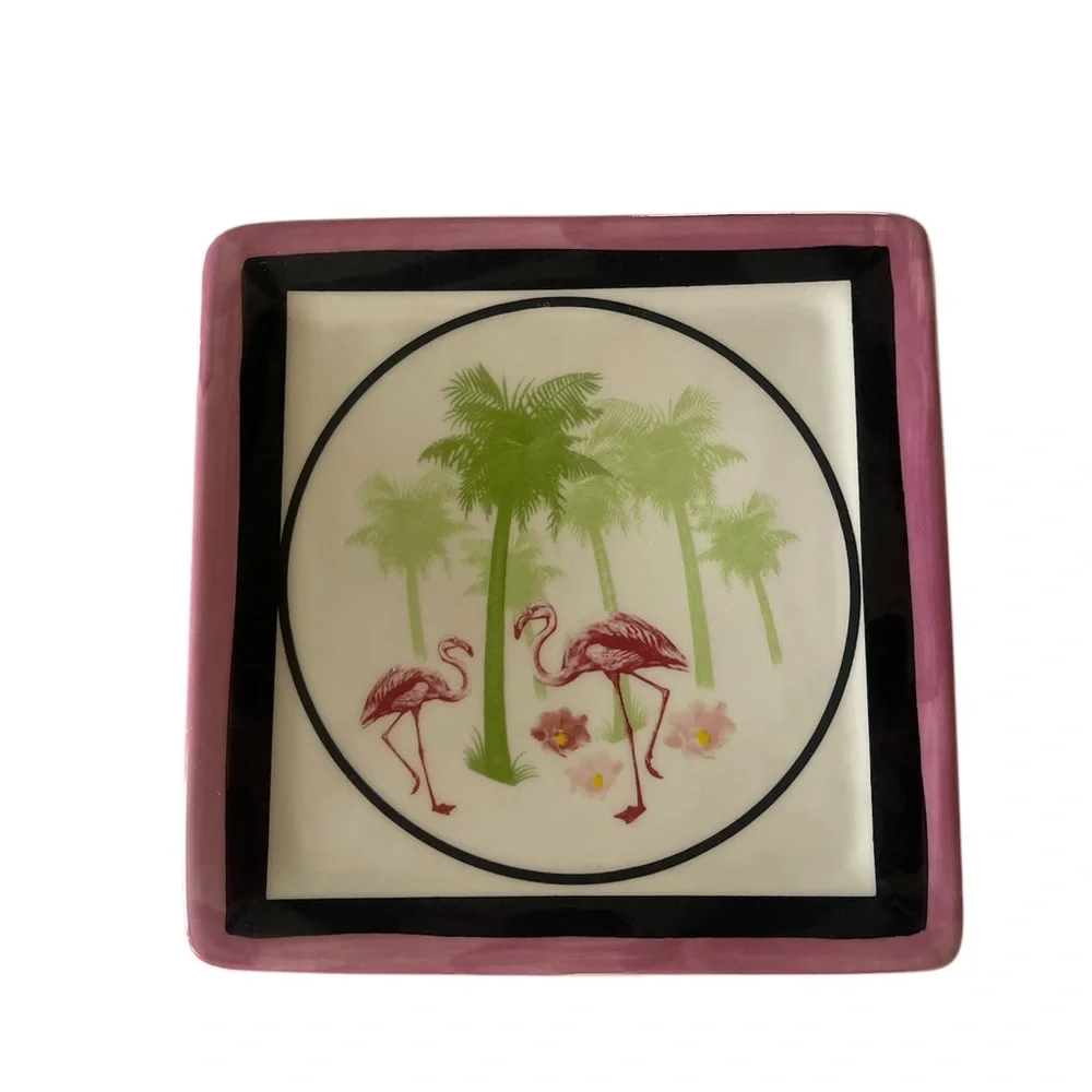 NWT Las Vegas Flamingo Ceramic Decorative Plaque.‎